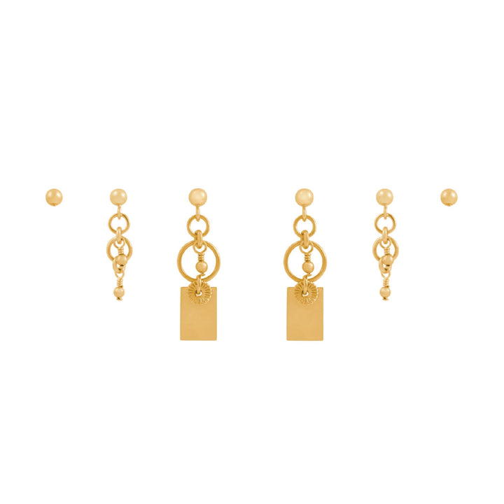 Indy Earring Set - Gold