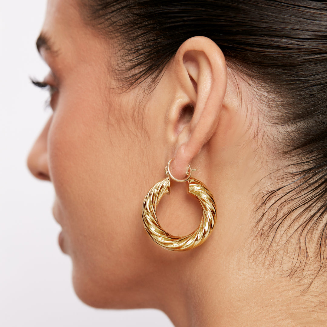 Tamara Hoop Earrings - Gold