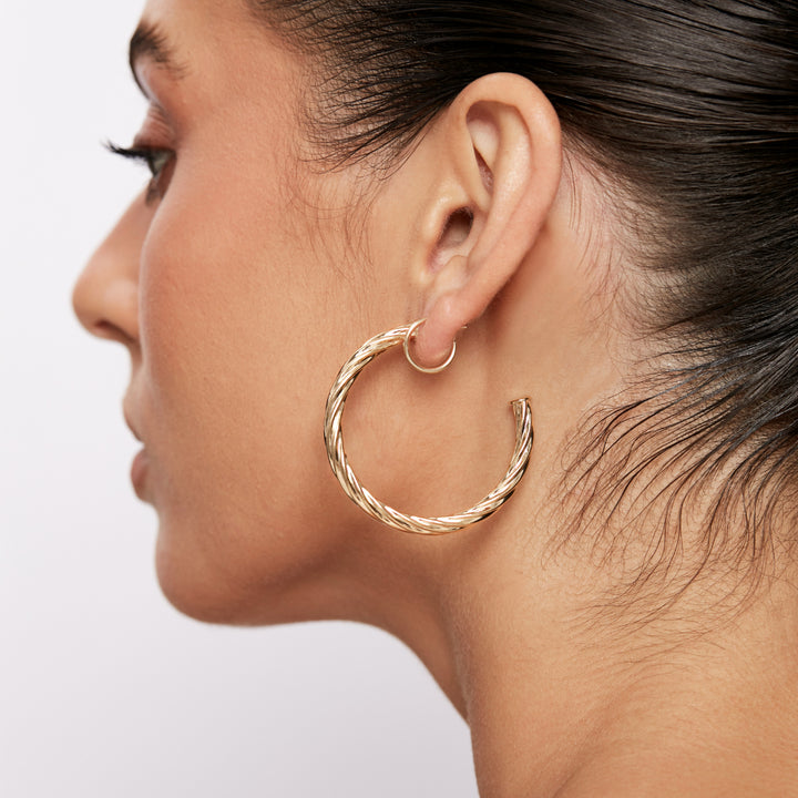 Georgia Hoop Earrings - Gold