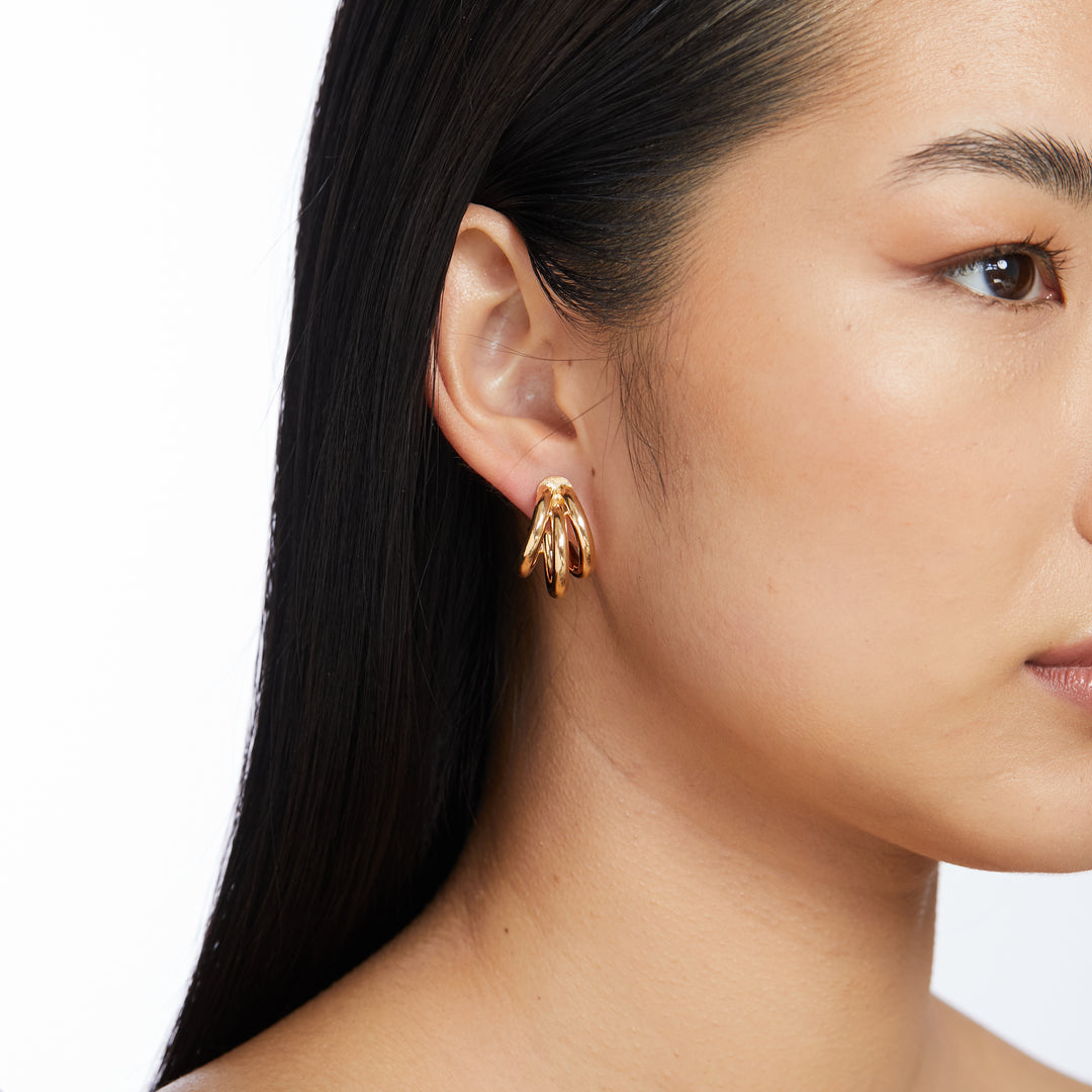 Astrid Hoop Earrings - Gold