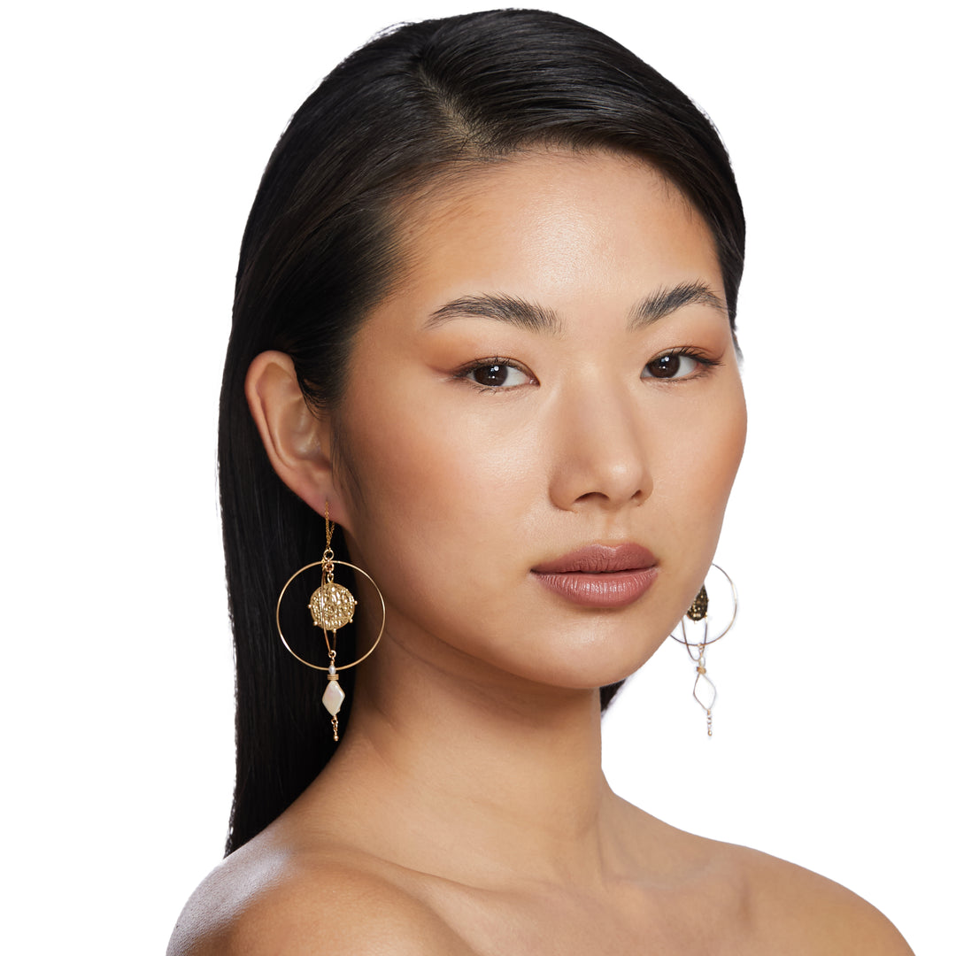 Sahar Earrings - Gold