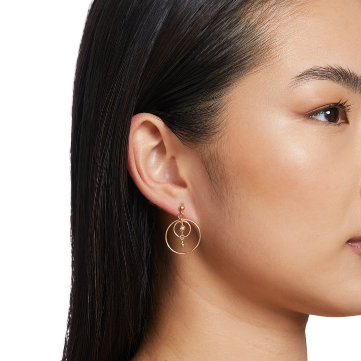 Marla Beaded Earrings - Gold