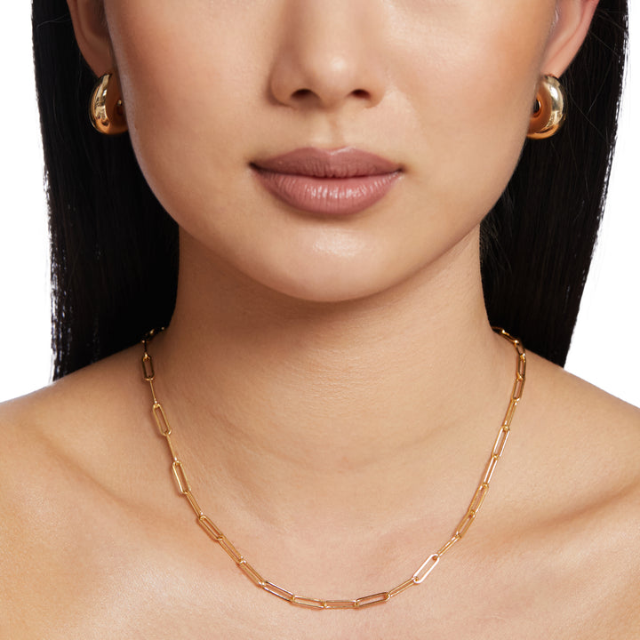 Yves Chain Necklace - Gold