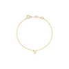 Initial Bracelet - Gold - B