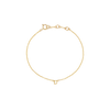 Initial Bracelet - Gold - D