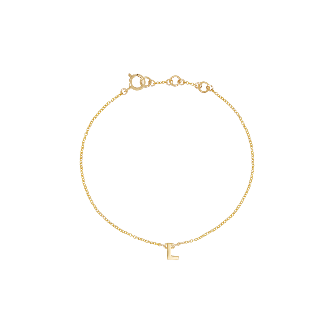 Initial Bracelet - Gold