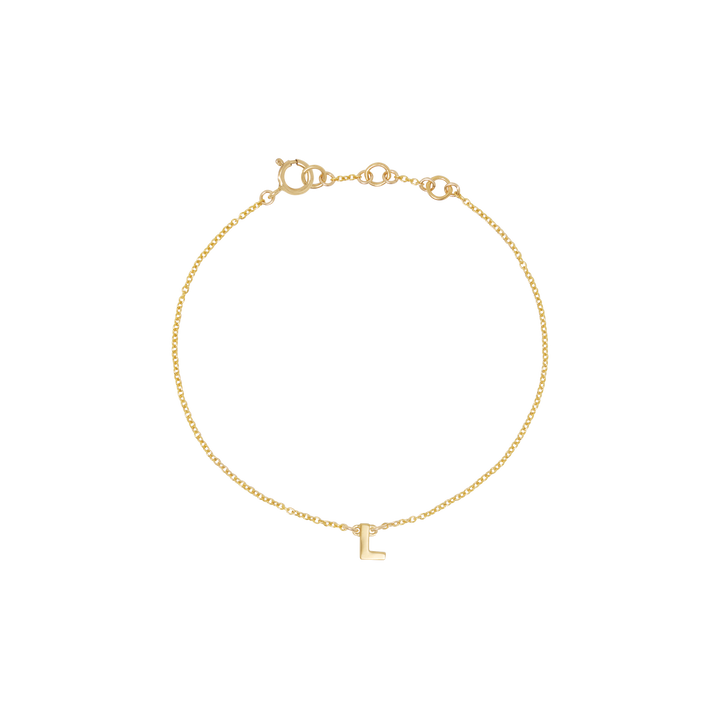 Initial Bracelet - Gold
