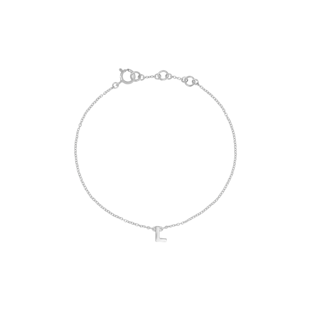 Initial Bracelet - Silver