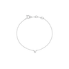Initial Bracelet - Silver - N