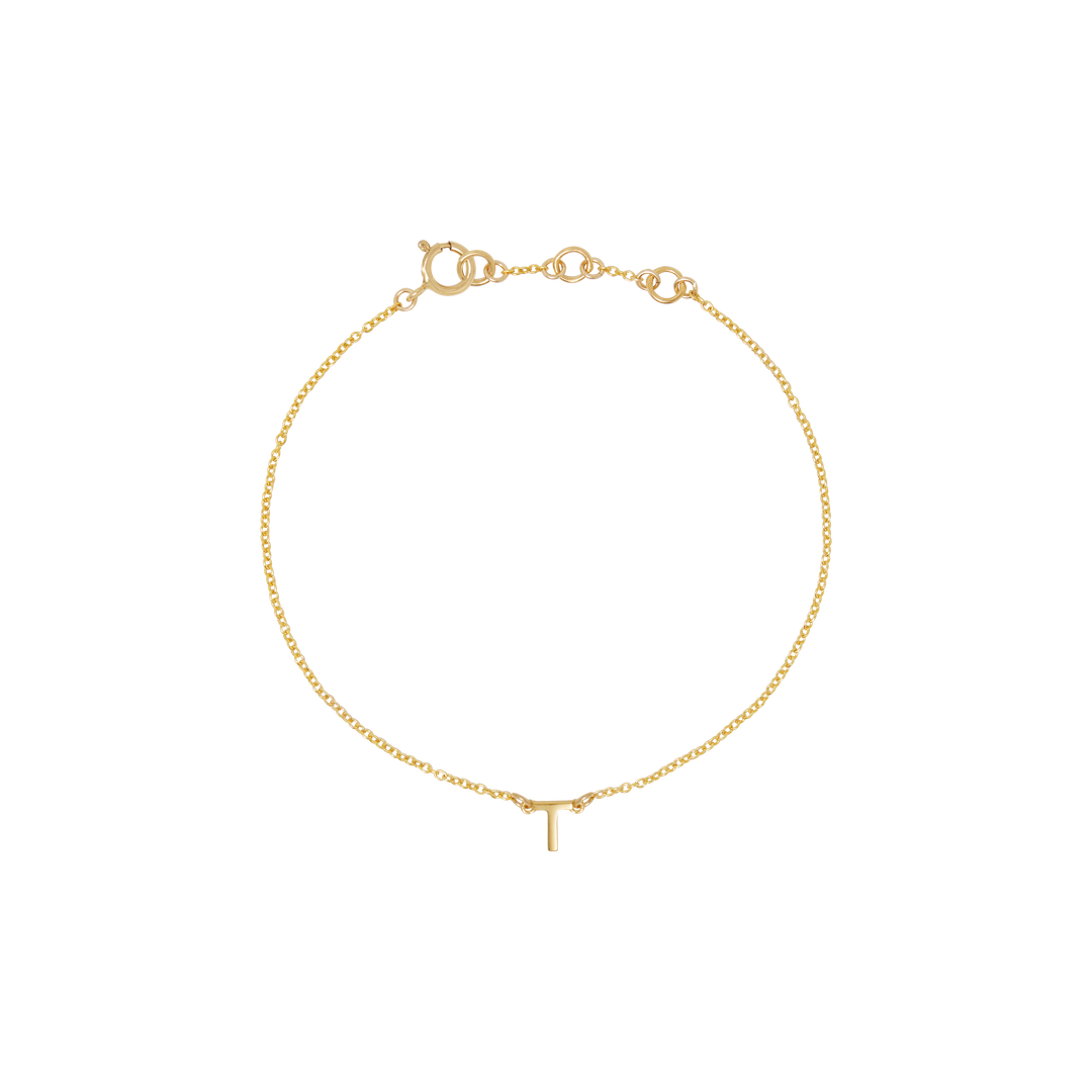 Initial Bracelet - Gold