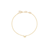 Initial Bracelet - Gold - W