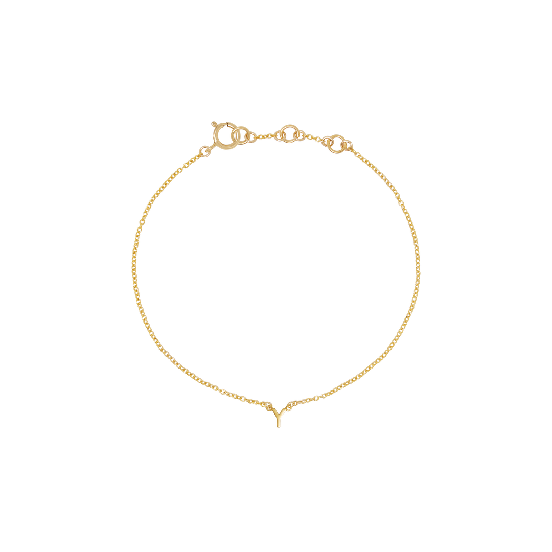 Initial Bracelet - Gold