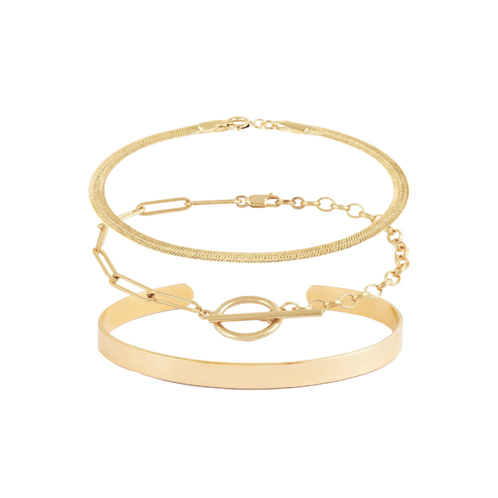 Isla Bracelet Bundle - Gold