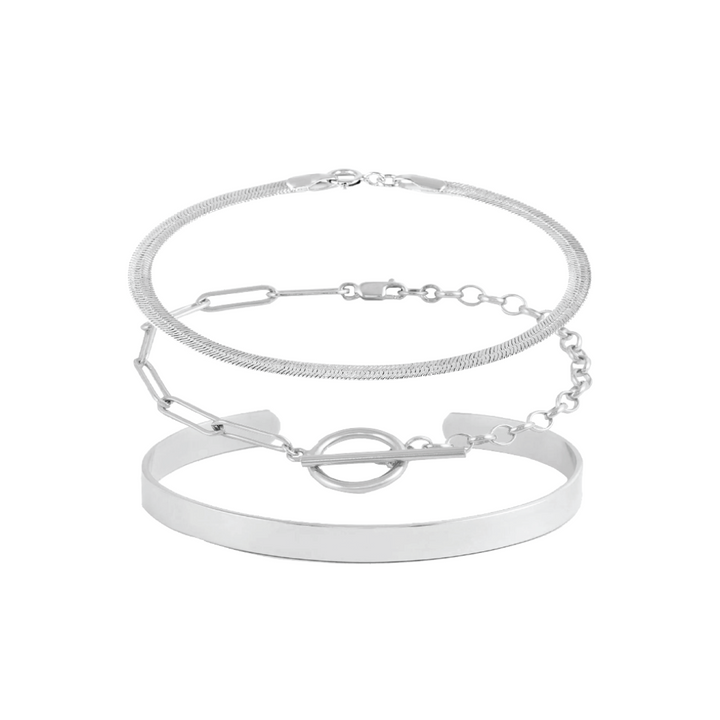 Isla Bracelet Bundle - Silver