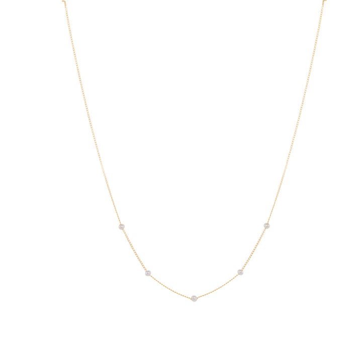 Ivory Necklace - Solid Gold