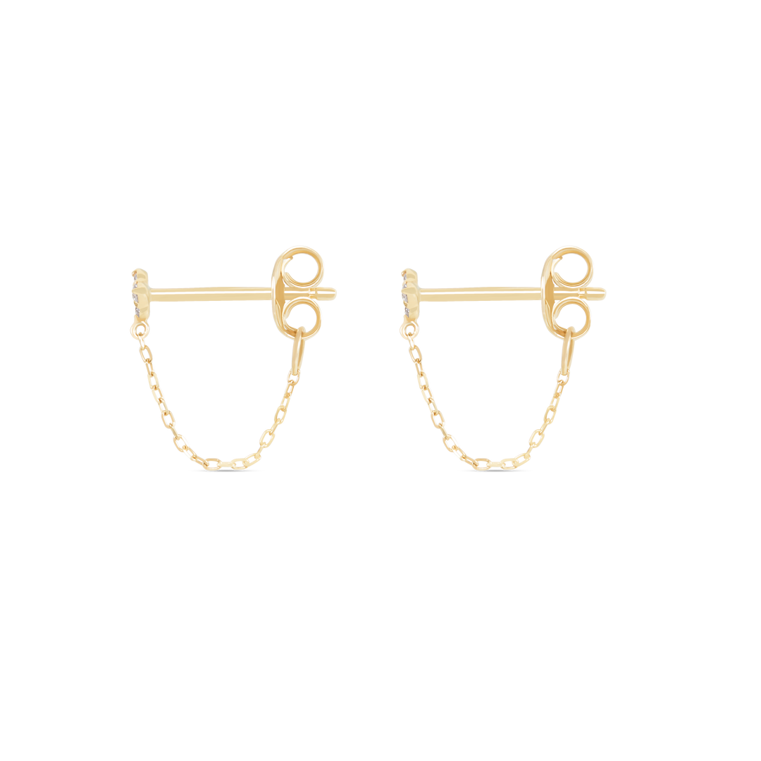 Ivy Earrings - Solid Gold