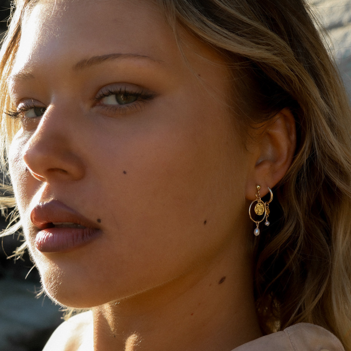 Zaria Earrings - Gold