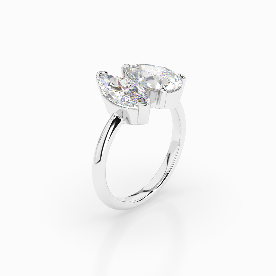 Lola Engagement Ring - White Gold