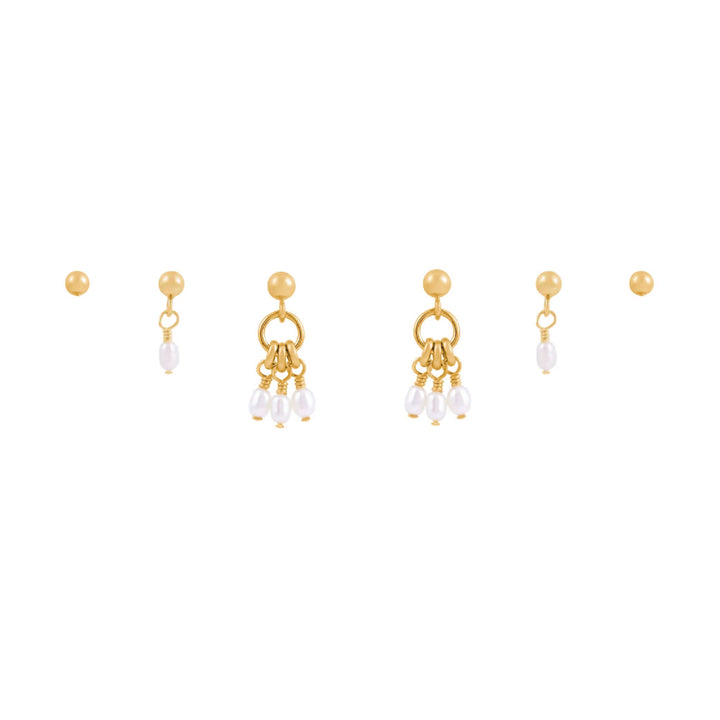 Mila Earring Bundle  - Gold