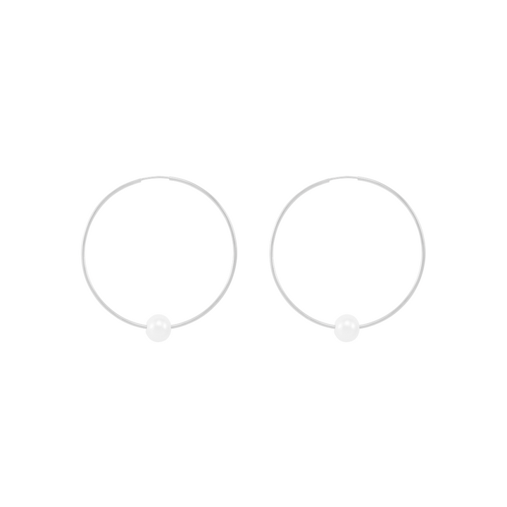 (PRE-ORDER) Naomi Earrings 50mm - Silver