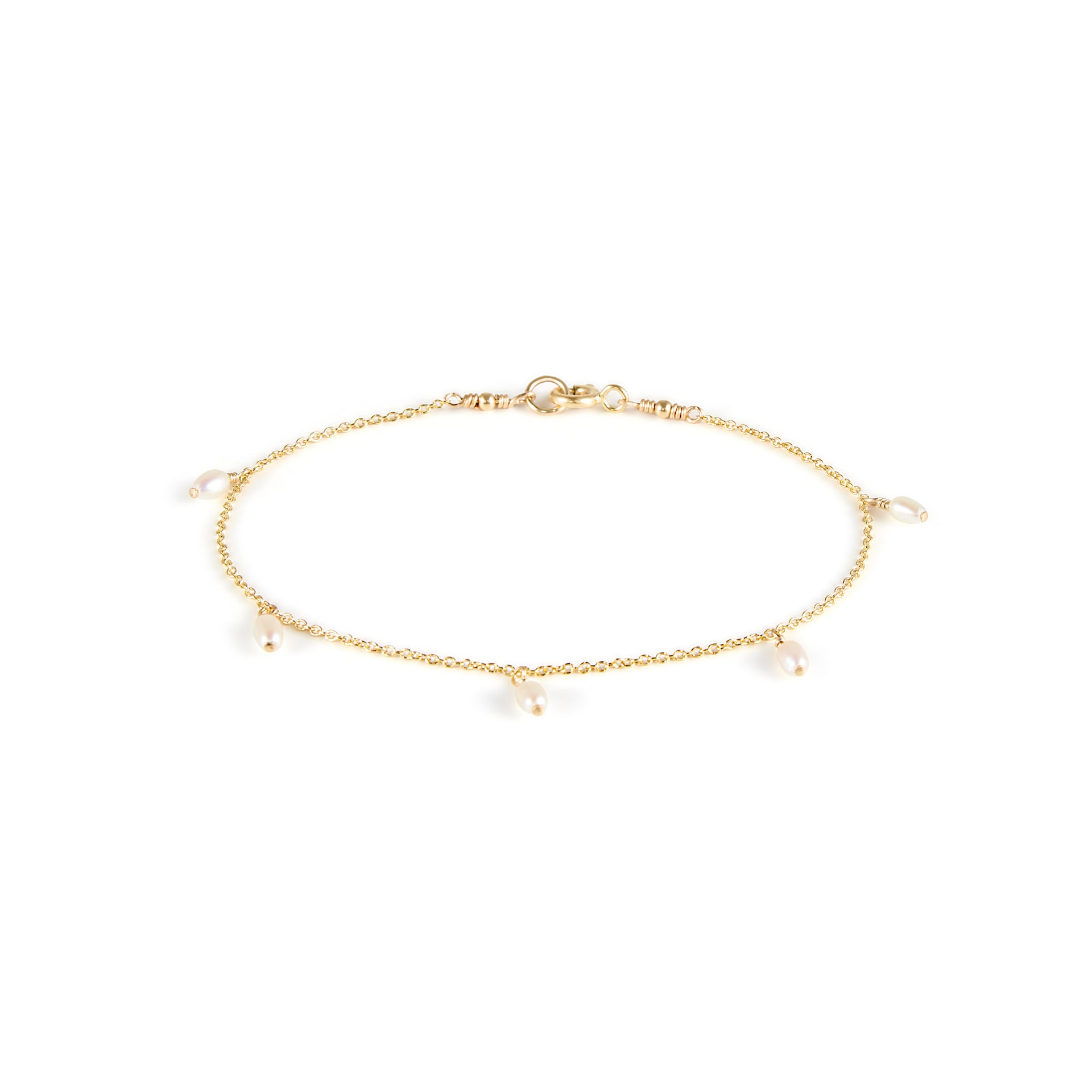 Prim Freshwater Pearl Bracelet - Gold – Alana Maria Jewellery