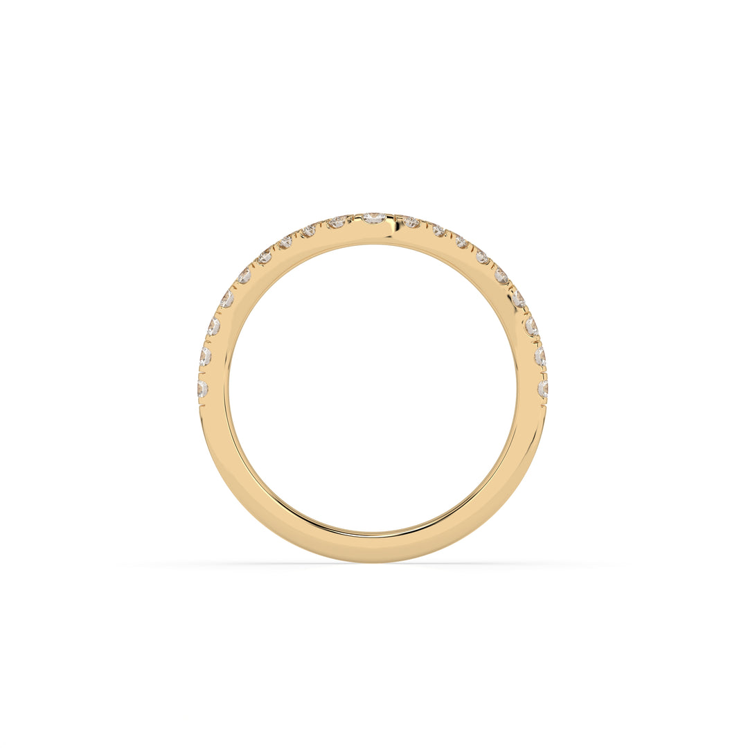 Otta Diamond Band - Yellow Gold