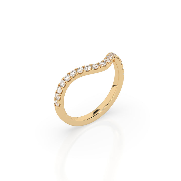 Otta Diamond Band - Yellow Gold