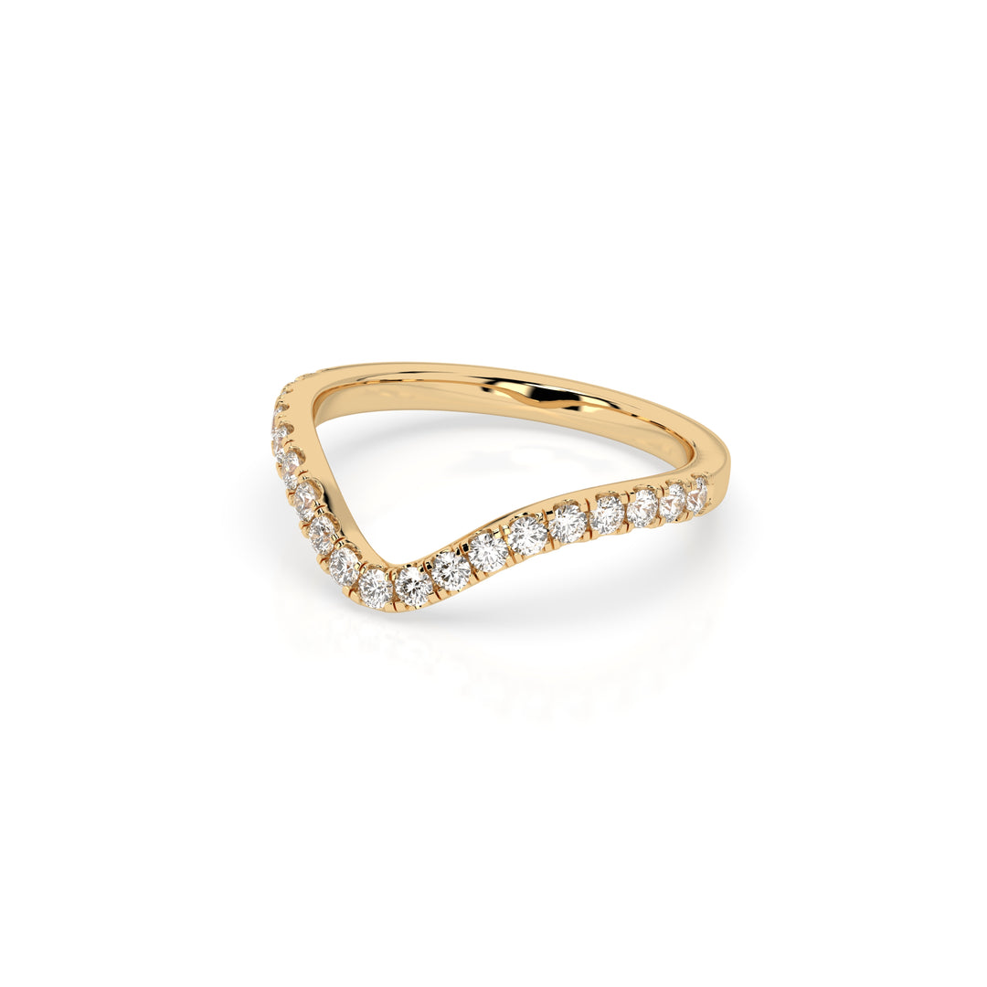 Otta Diamond Band - Yellow Gold