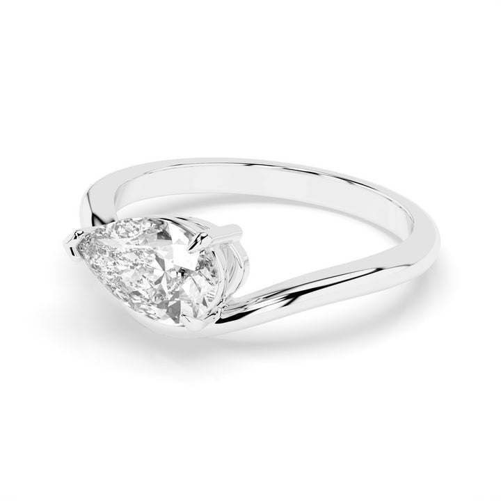 Mira Engagement Ring - White Gold