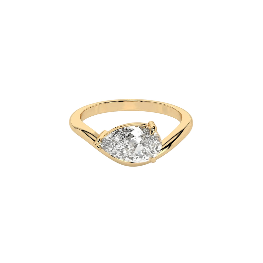 Mira Engagement Ring - White Gold