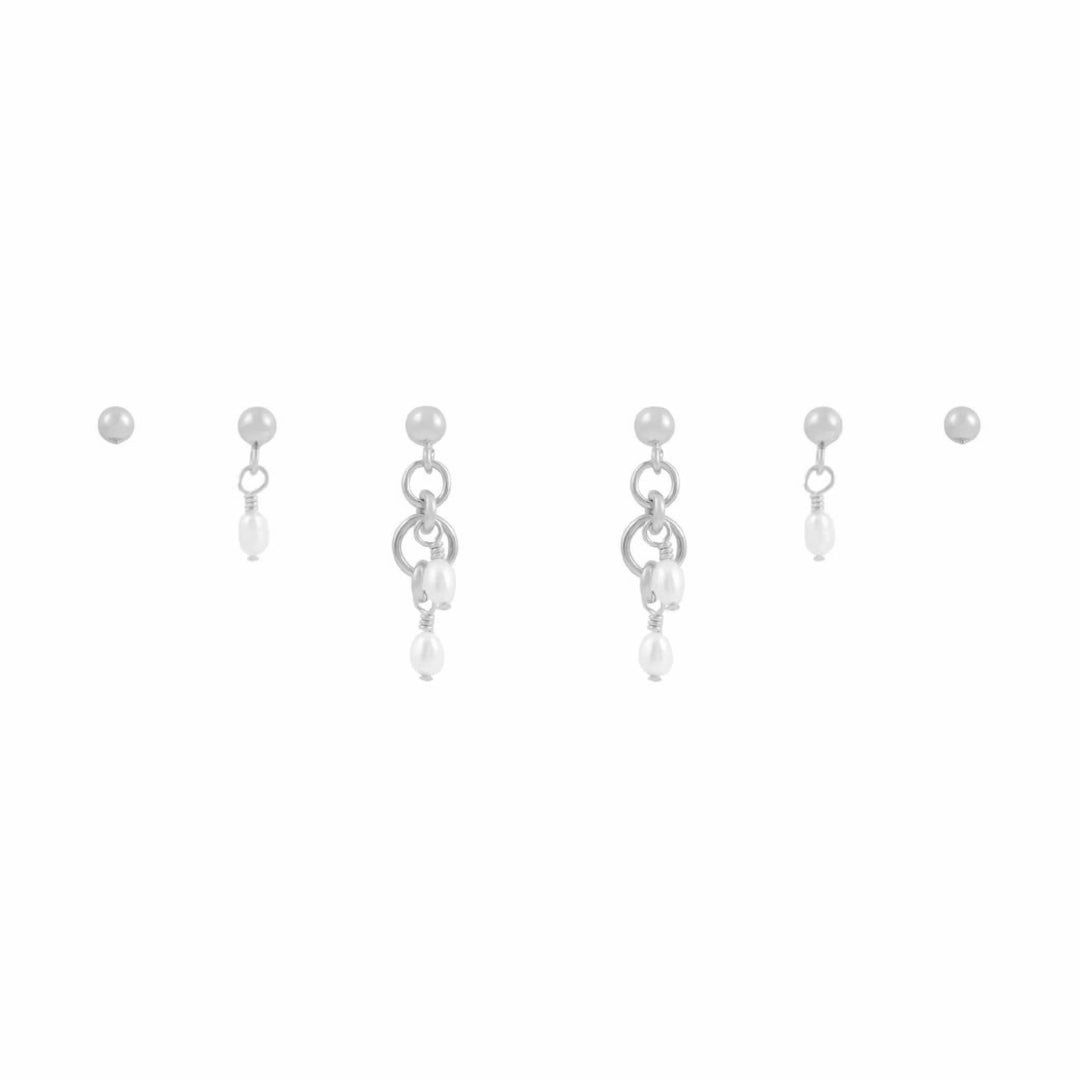 Peta Earring Set - Sterling Silver