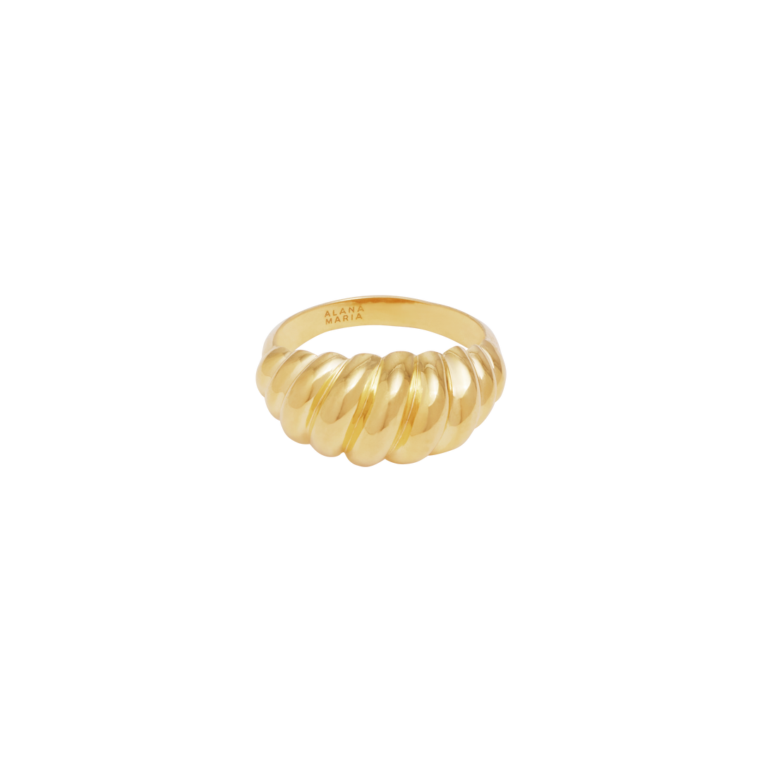 Croissant Ring - Gold