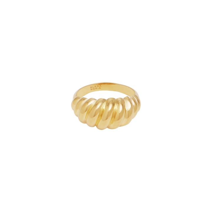 Croissant Ring - Gold
