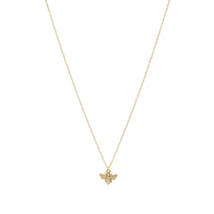 Bee Florai Necklace - Solid Gold