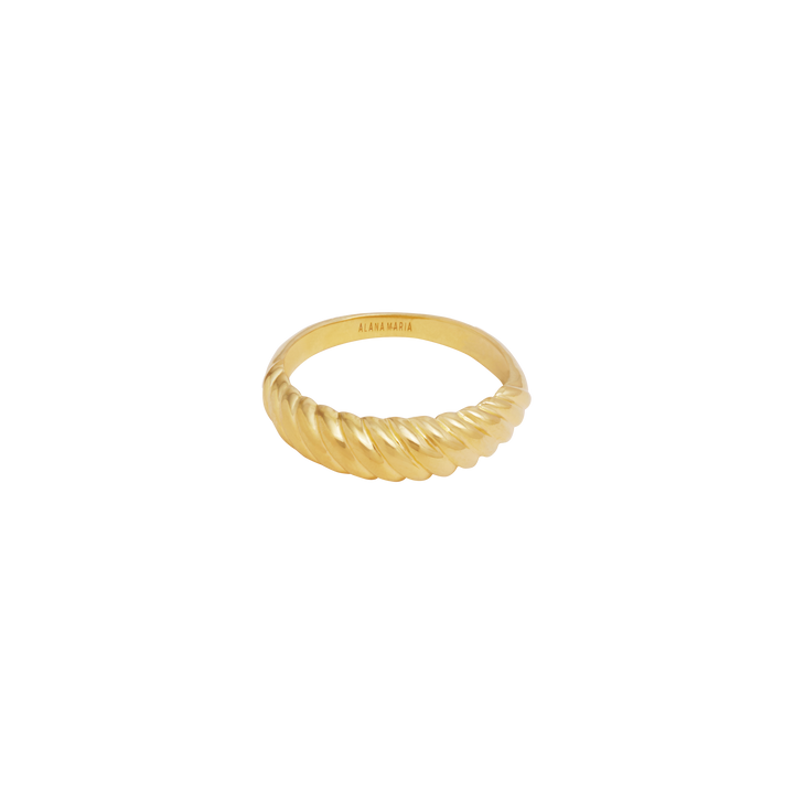 Fine Croissant Ring - Gold