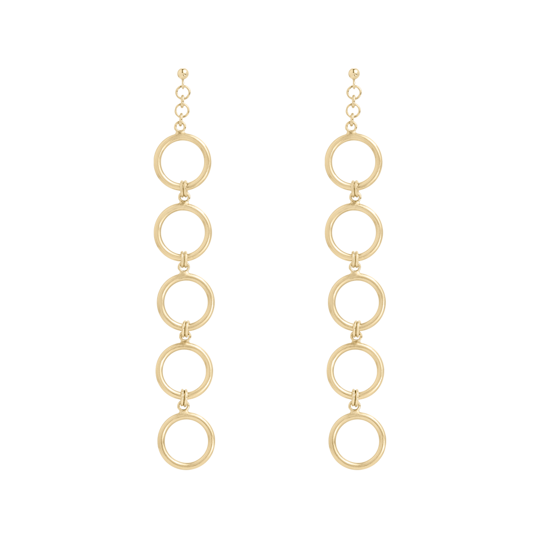 Camelia Earrings - Gold