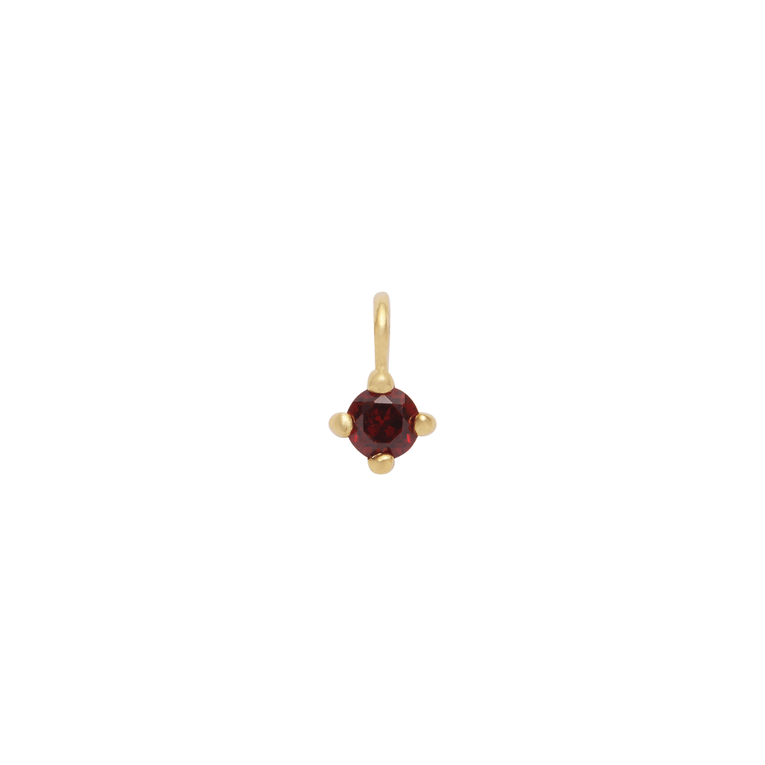 Birthstone Hanging Charm - Gold