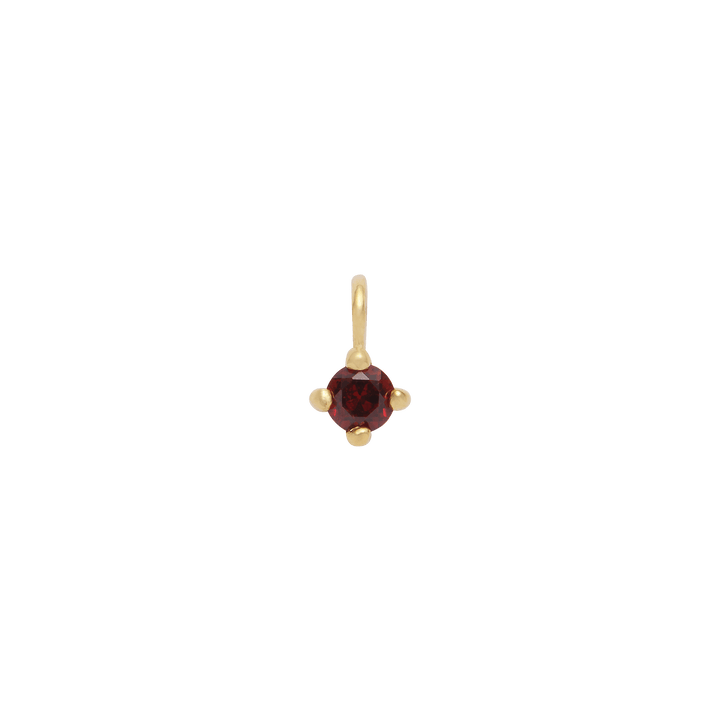 Birthstone Hanging Charm - Gold