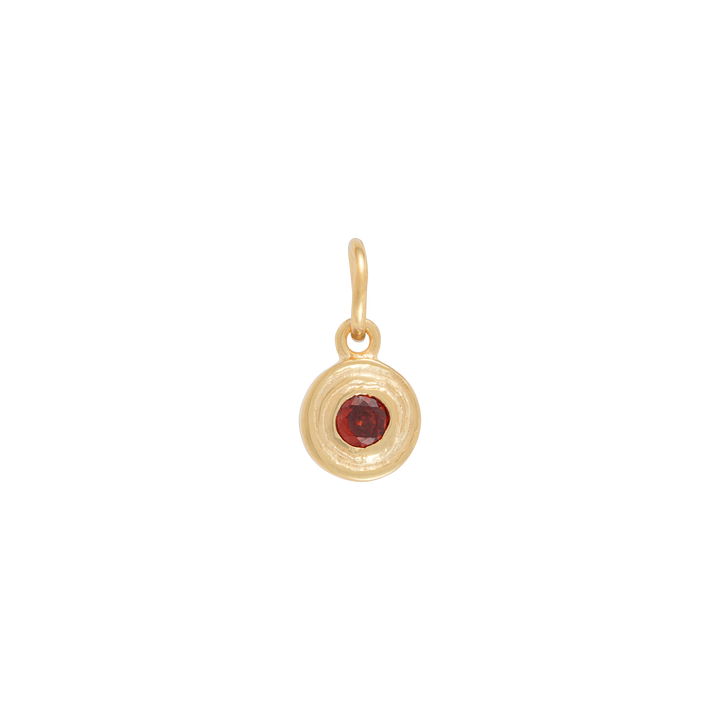 Hanging Birthstone Charm - Gold
