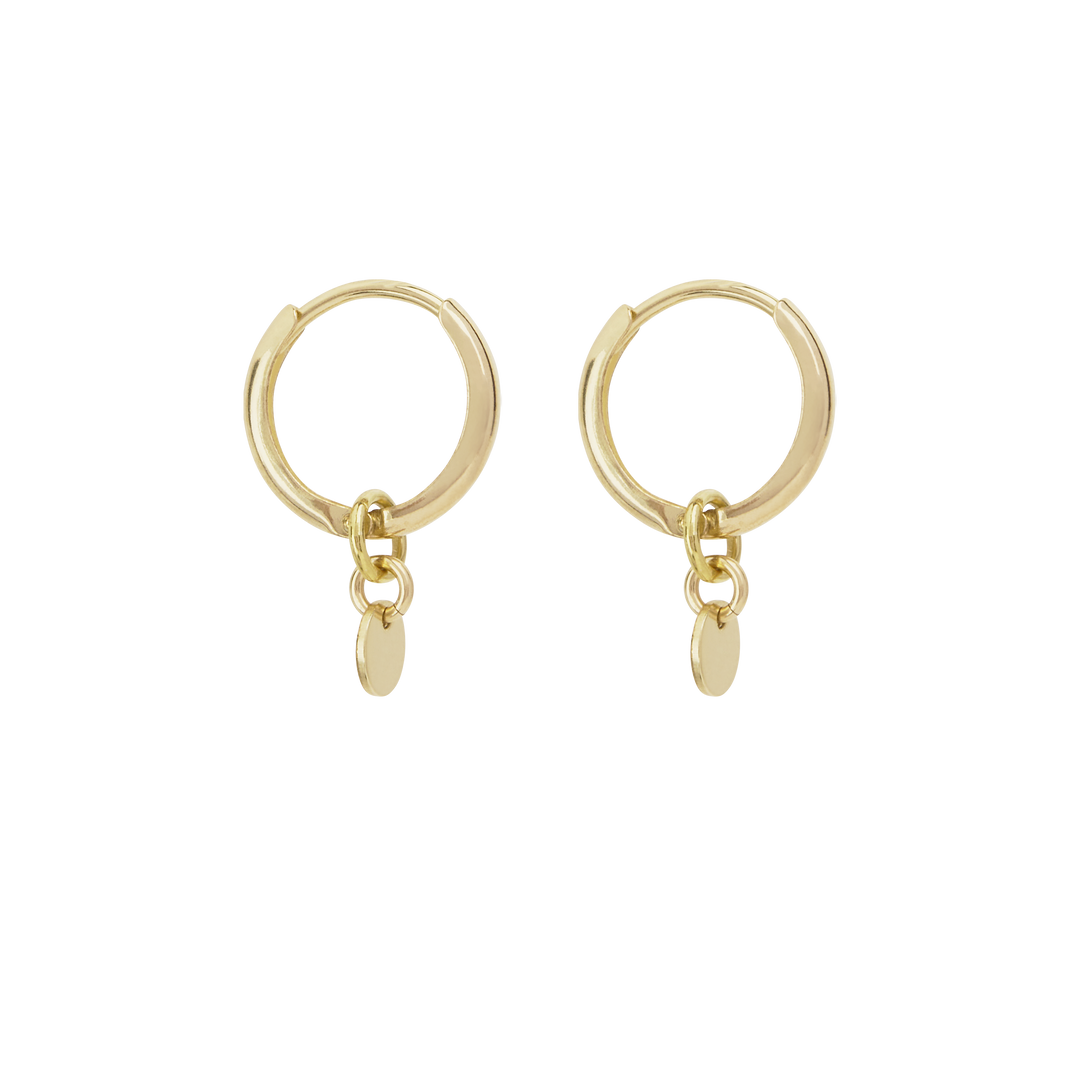 Aida Mini Hoop Earrings - Gold