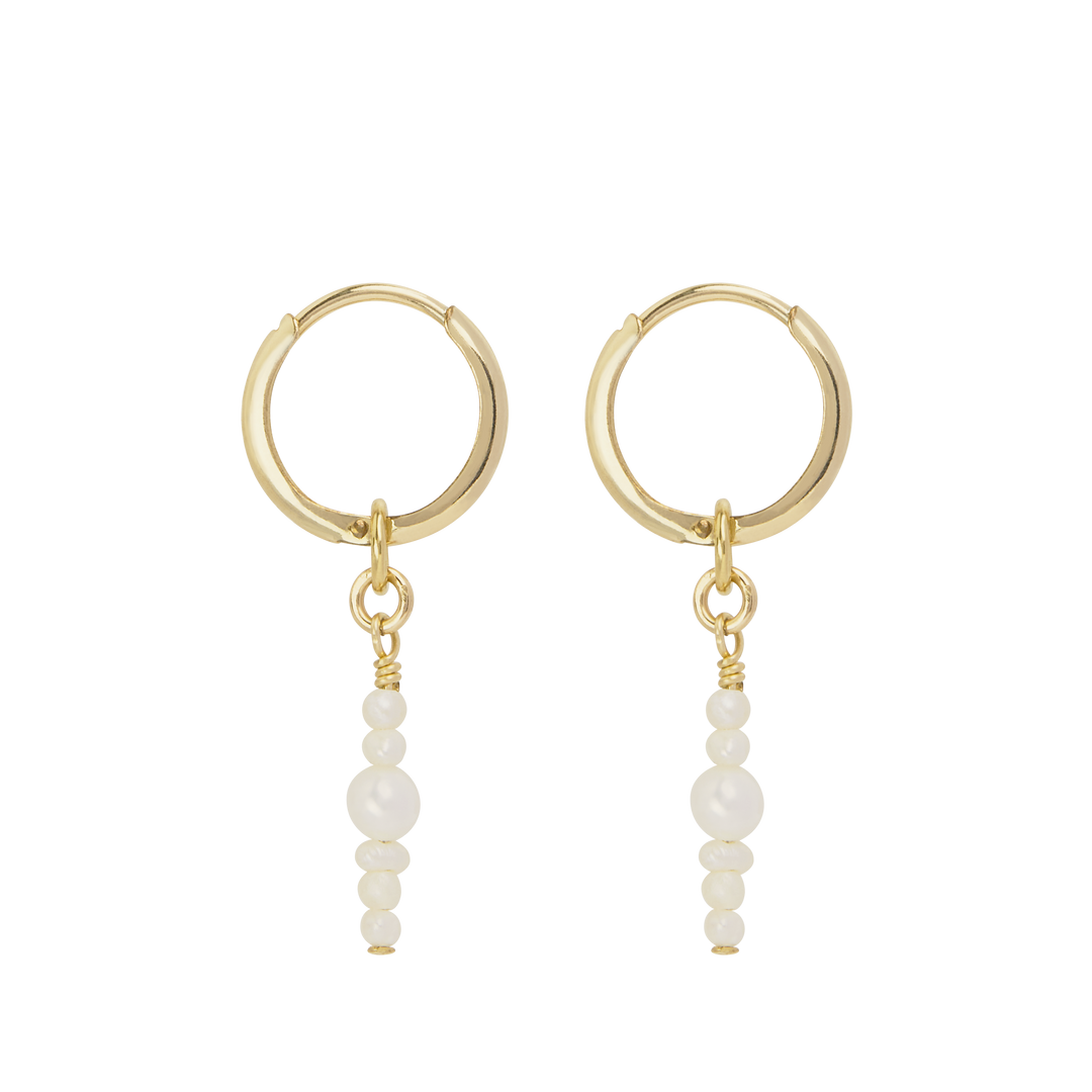 Amiah Mini Hoop Earrings - Gold