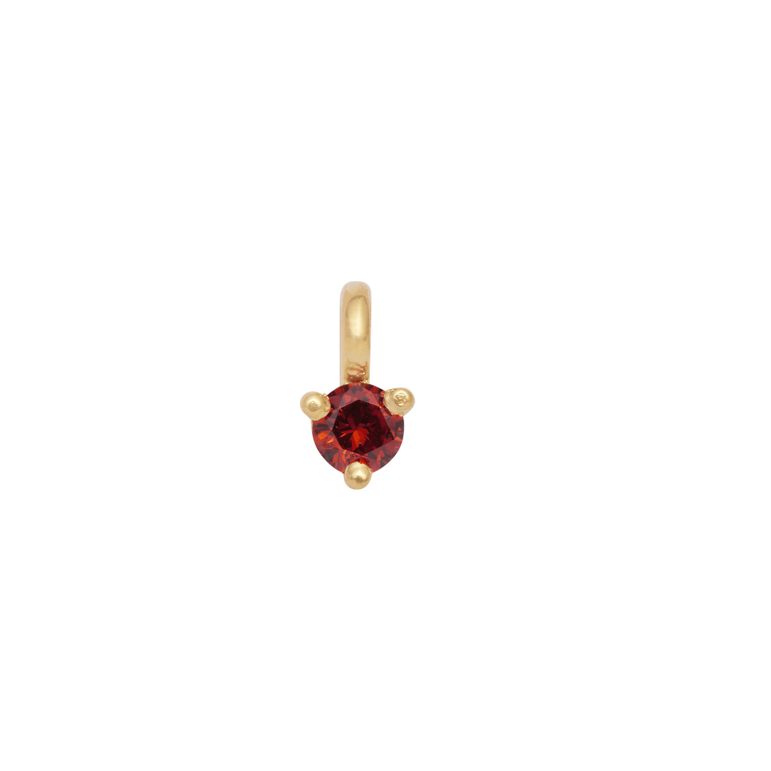 Birthstone Hanging Charm - Gold