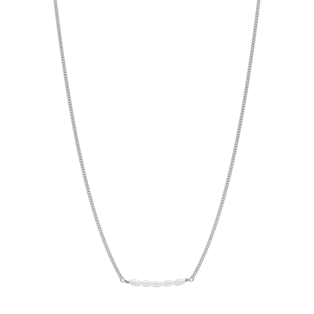 Ruby Necklace - Silver