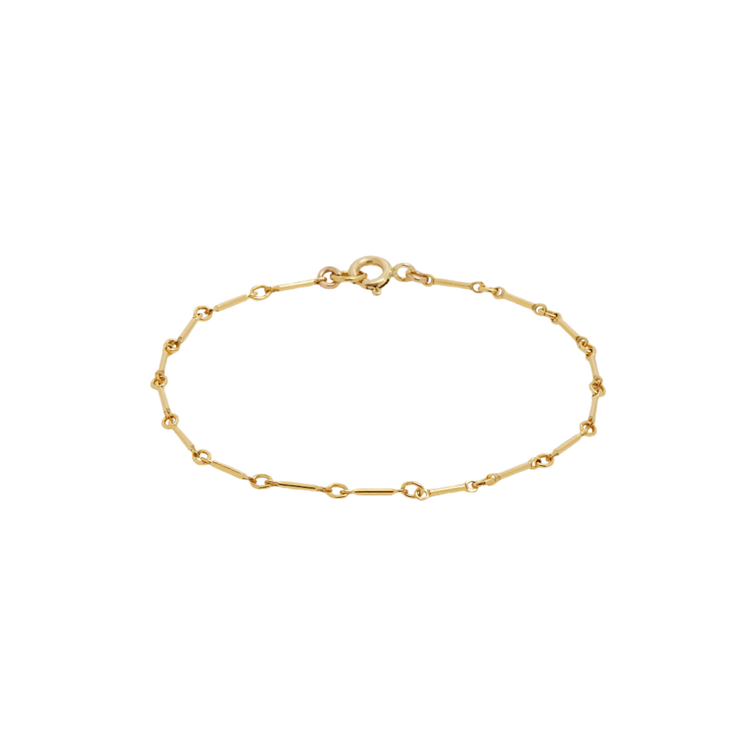 Bar Chain Bracelet - Gold