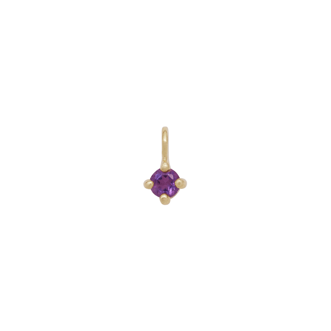 Birthstone Hanging Charm - Gold