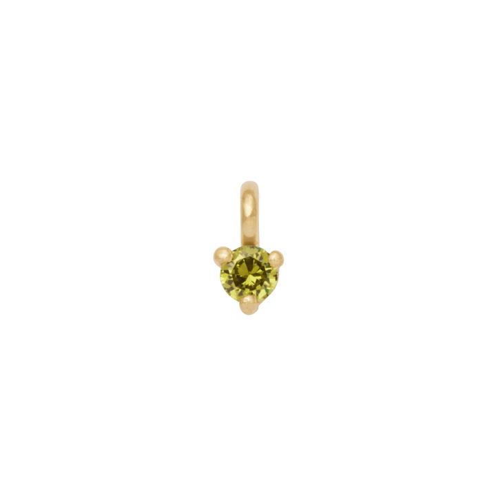 Birthstone Hanging Charm - Gold