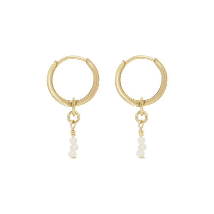 Claire Mini Hoop Earrings - Gold