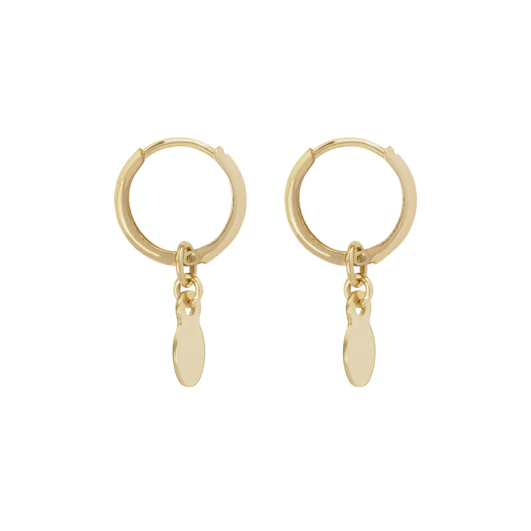 Tia Mini Hoops - Gold