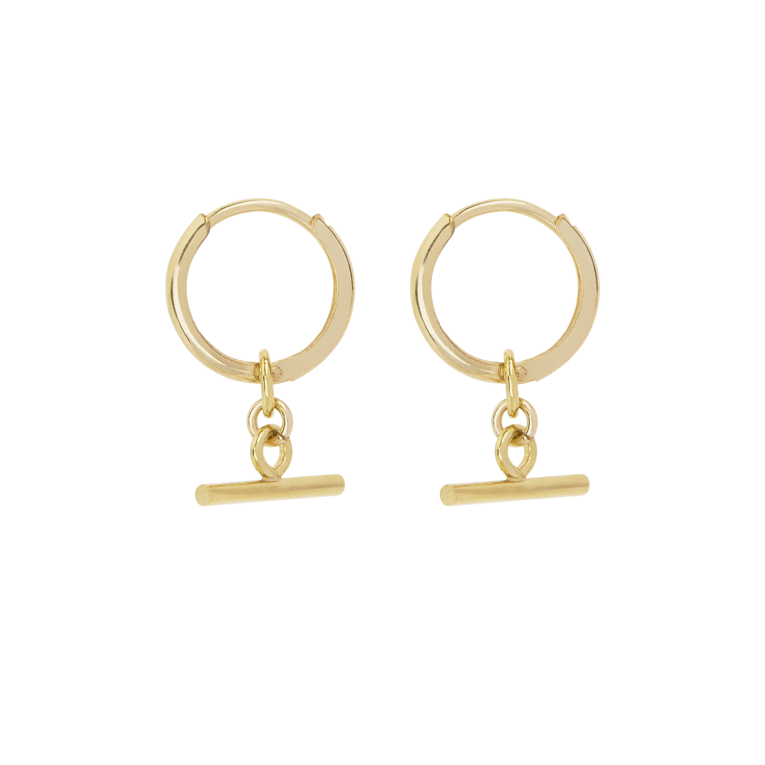 Azalea Mini Hoop Earrings - Gold