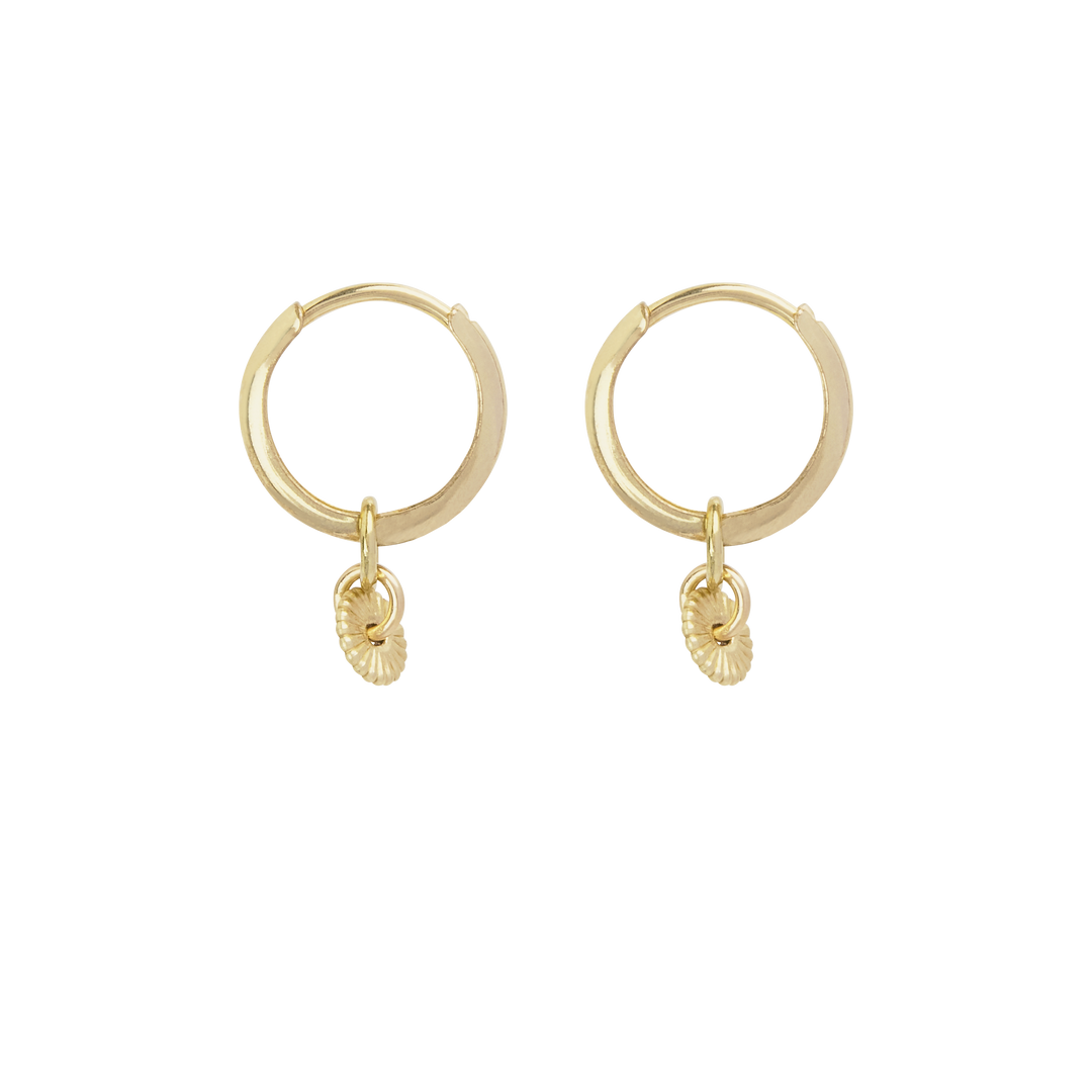 Caia Mini Hoop Earrings - Gold
